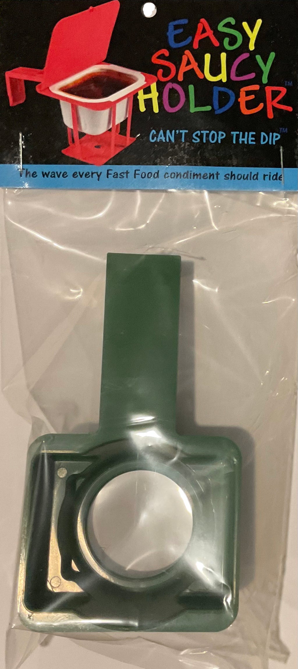 Easy Saucy Holder - Original Patented Car Sauce Holder (Gen 2) (Green)