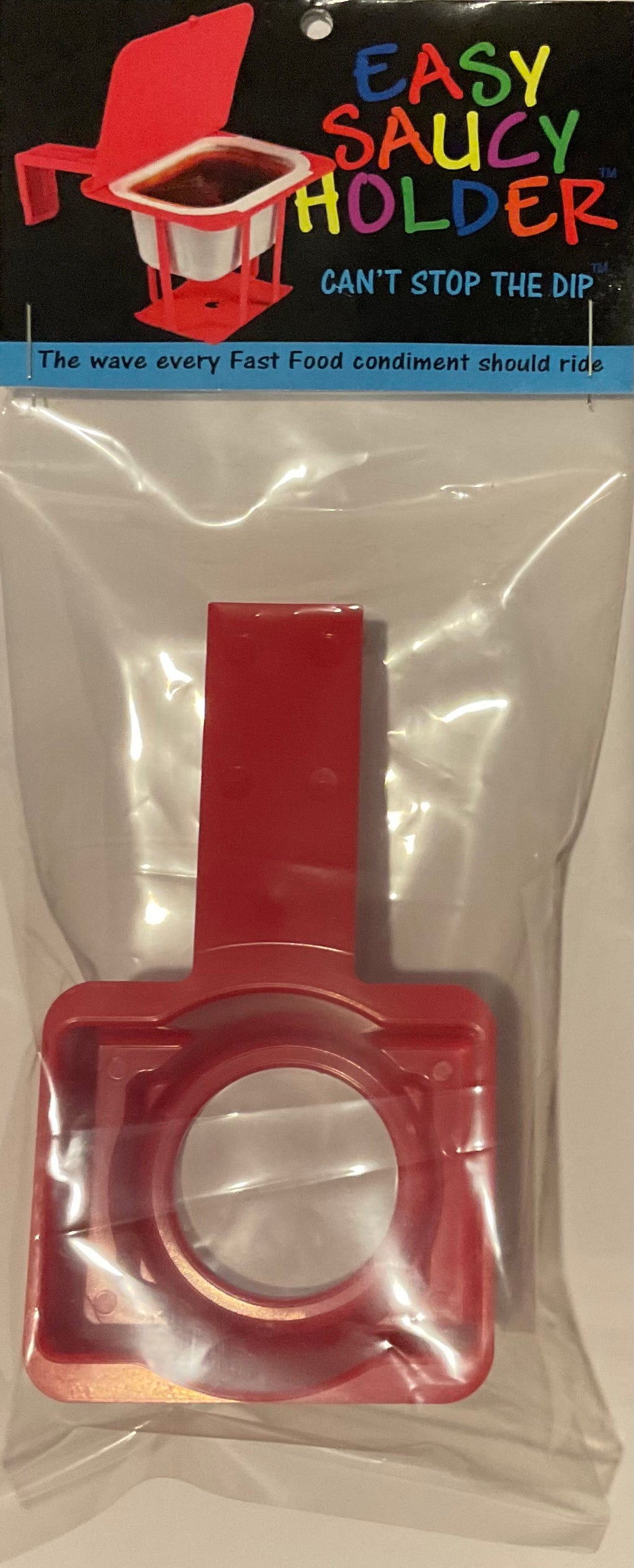 Easy Saucy Holder - Original Patented Car Sauce Holder (Gen 2) (Red)